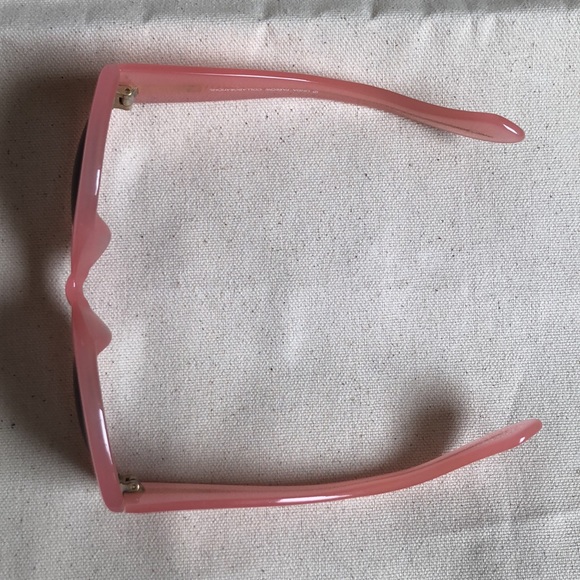 Linda Farrow Dries Van Noten 14 C1 Pink Sunglasses - Picture 8 of 12